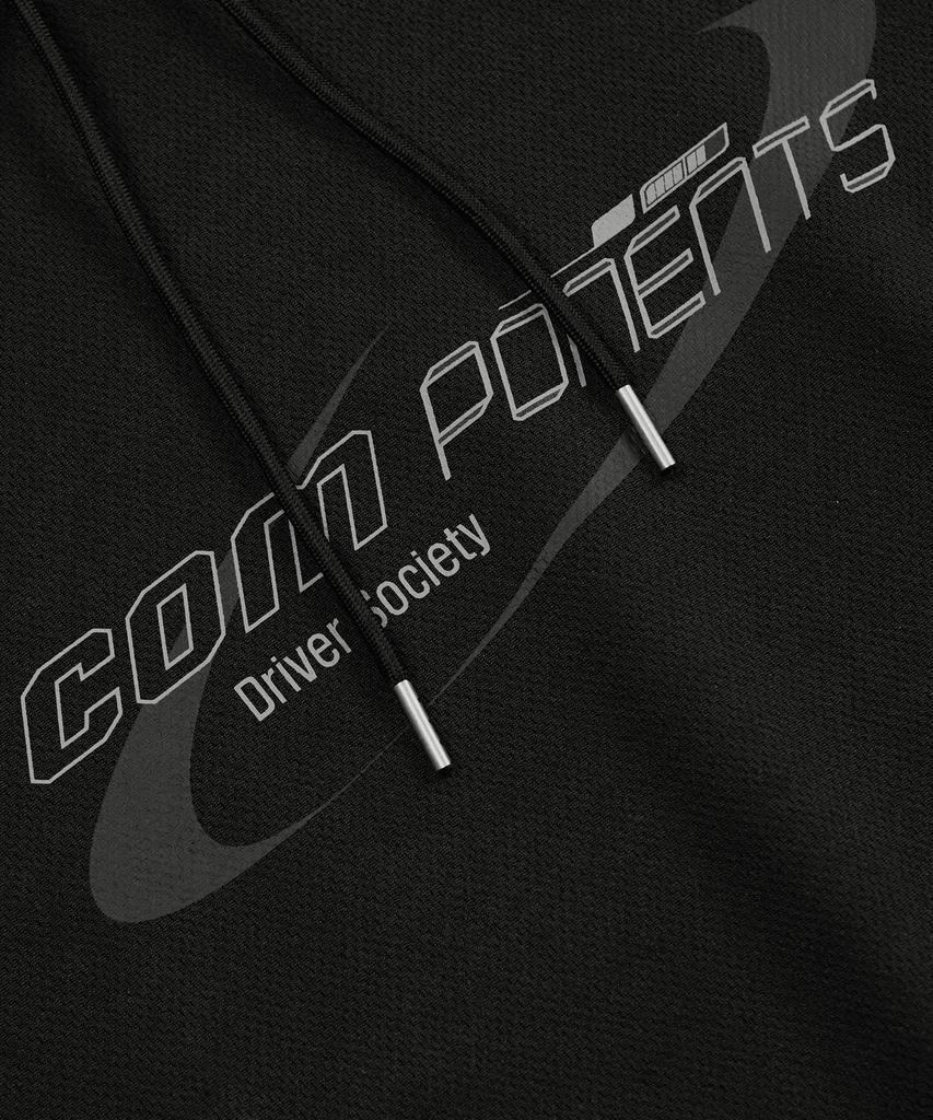 DRAW FIT Blockcore Jersey Hoodie Long Sleeve [Black]
