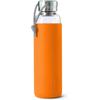 Bouteille D'eau - Black Blum - 600 Ml - Verre Borosilicate - Étanche - Orange