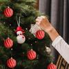 Christmas Tree Balls 2 Pieces Decoration Pendant 8cm Vintage Christmas Decorations For Indoor Outdoor Party Home Family Friends