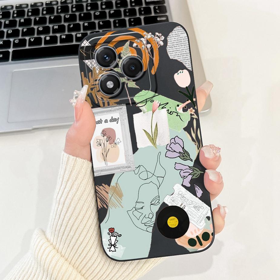 For Honor 400 Pro Case Honor400 Lite ABR-NX1 Luxury Art Painted Cover Matte Phone Case For Honor 400 Lite Honor400 Pro Soft Bags