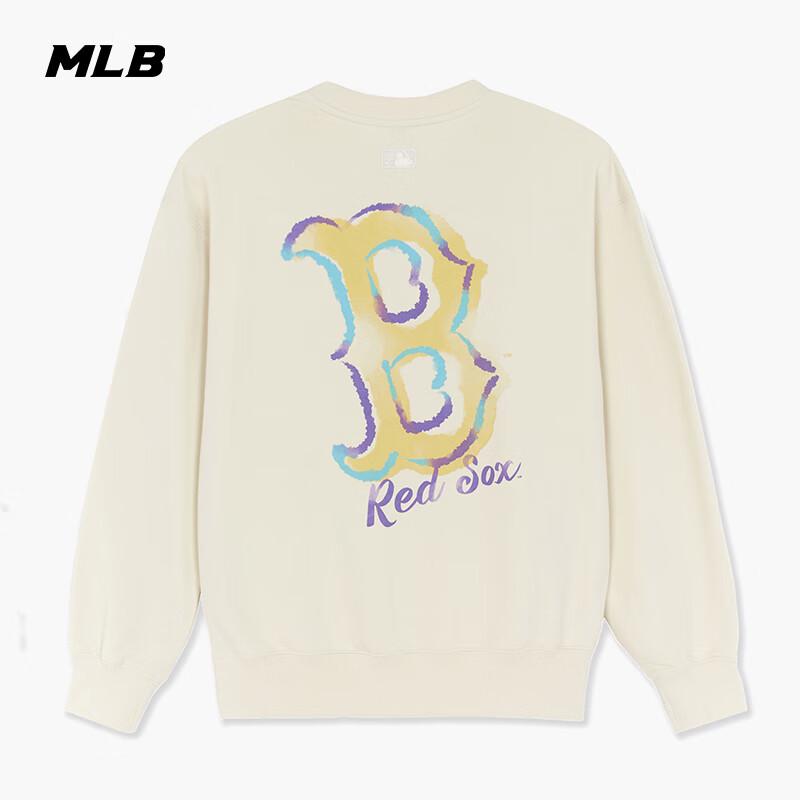 MLB Unisex Logo Round Neck Long Sleeve Sweatshirt