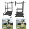Yard Tool Steel Rack Storage Holder Organization Garden Patio Tool Organizer