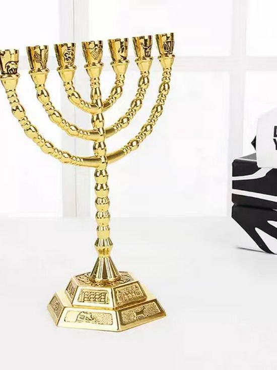 Israeli Menorah Home Decor Ornament: Birthday Gift for Friends