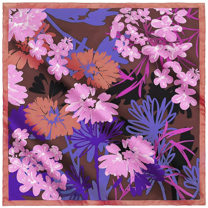 MARJA KURKI Elegant Mulberry Silk Square Scarf