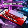 Custom Name Personalized football team Pattern Mousepad, Laptop PC Desk Mat, Decorative Desk Mat for Home Keyboard Pad Gift