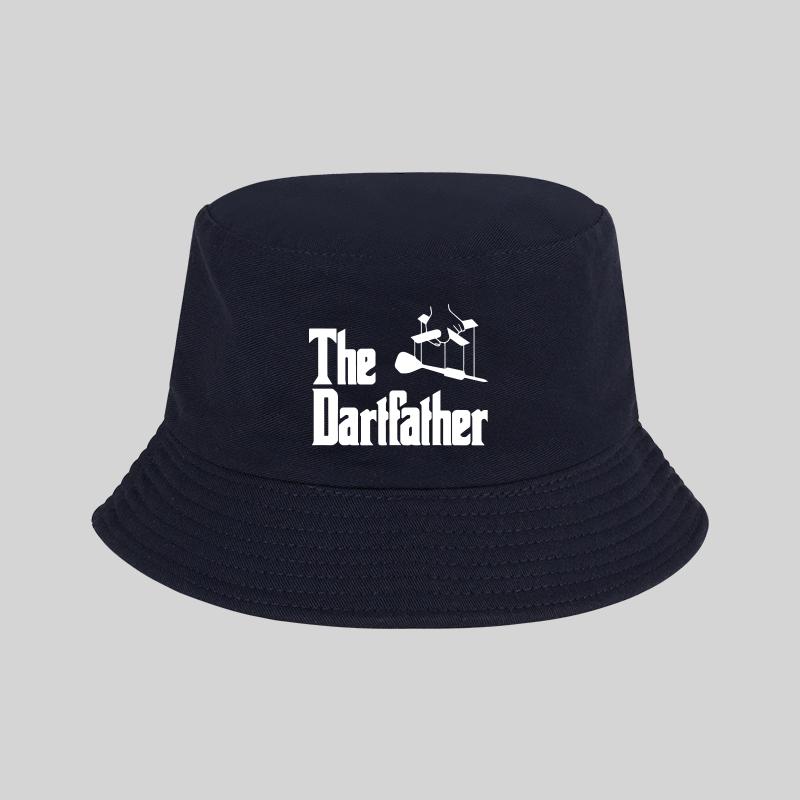 

The Dartfather Printed Fisherman S Hat Humorous Retro Style Unisex Darts Tournaments & Daily Commute For Darts Enthusiasts & Hol