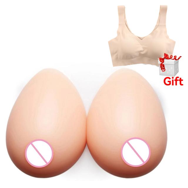 Crossdress Realistic Fake Breasts Boobs Tits Form Huge False Boobs for Sissy Artifical Huge Chest Shemale Transgender Drag Queen