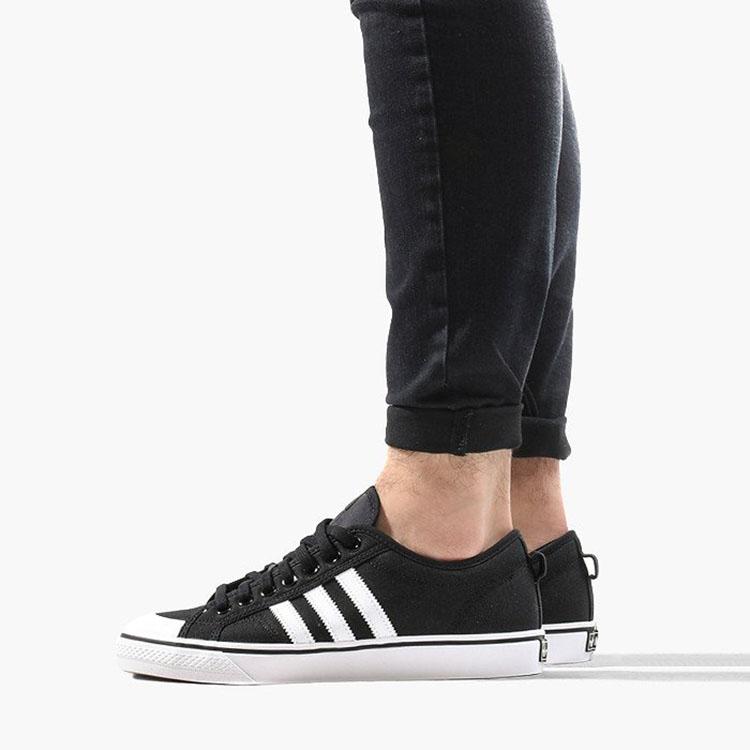 Adidas Nizza Svart Hvit Unisex Sneakers CQ2332