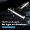 AP200 20W Universal Mini OBD GPS Locator Tracker Cigarette Lighter USB Type-C Adapter Hidden Find My Apple Official App