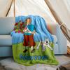 Personalized Custom Name Blanket - The Adventures of Tintin Print Design,Blanket for Sofa,Bed,Travel,Camping - Soft and Warm, Great Gift