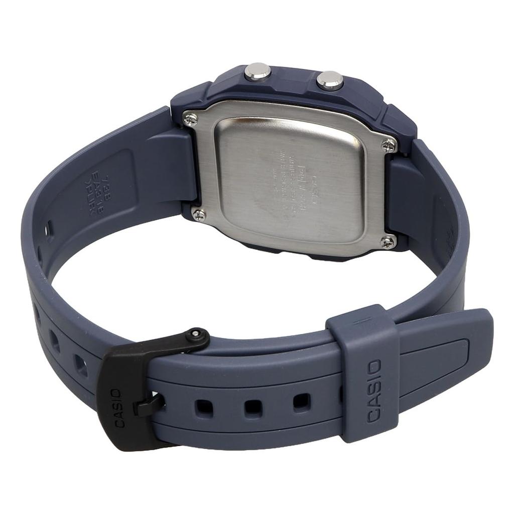 Casio Standard Digital Men's Watch W-800H-2AV Blue Gray (Imported)