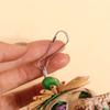 Bamboo Woven Pet Bird Chew Toy Hanging Teeth Grinding Toy Cornhusk Pinecone Toy  Small Pet