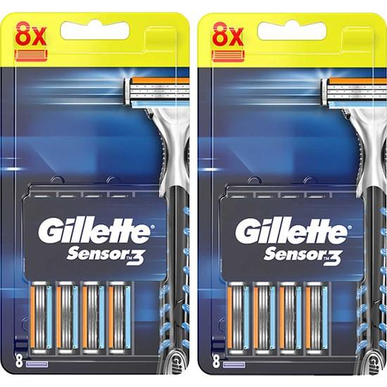 

Сменные бритвы Gillette Sensor3, 8 шт. (977) х 2 шт.