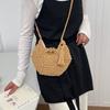 Hand Crocheted Hollow Round Bag Women's Handbag