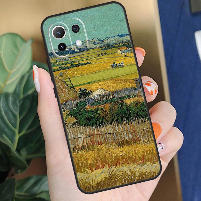Van Gogh Oil Painting Case For Xiaomi 15 14 Ultra 13T 14T 15T Pro 17 Pro Max POCO X7 Pro X5 X6 F5 F6 F7 F8 Coque