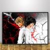 Anime Death Note Mosaic Wall Art Plakáty a obrazy Nástěnné umění Obraz Obraz na plátně do obývacího pokoje Ložnice Dekorace