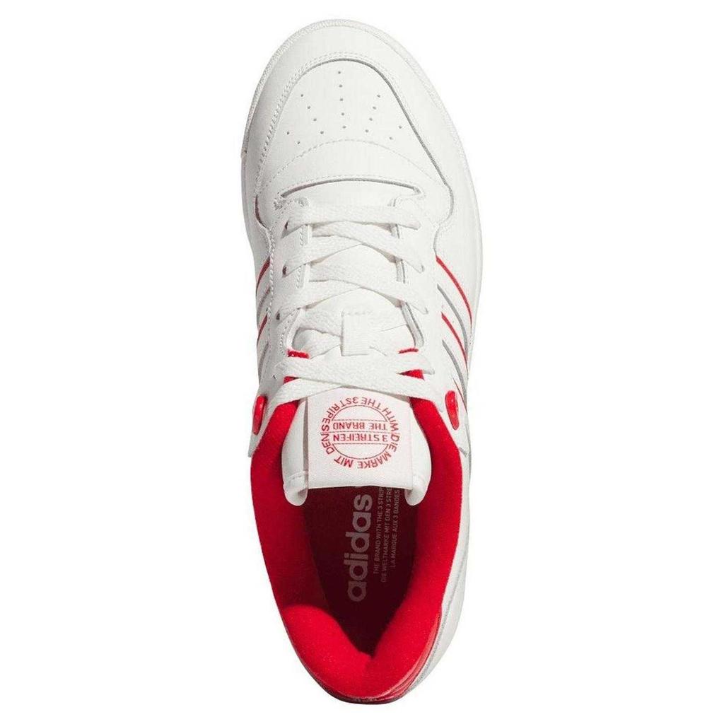 adidas Mens Rivalry 3 Stripes Leather Flat Trainers
