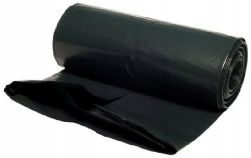 Garbage Bags 120L 10 Pcs Black Tied Thick Strong Capacious