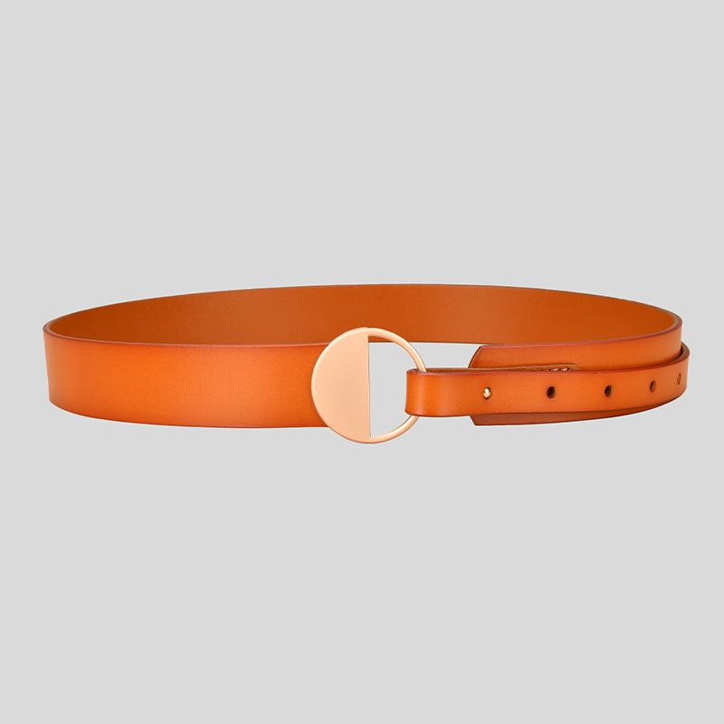 

Leather Belt Ins Style Suit Jacket Decoration Waistband with Coat Waist Belt Straight Hair Commuter Style 105cm