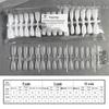 Moshang Fingertip Wearable Nails - 300-Piece Manicure Nail Tips Set