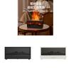 Fireplace Aroma Diffuser With 3d Flame Effect And Remote Control For Home Ambiance