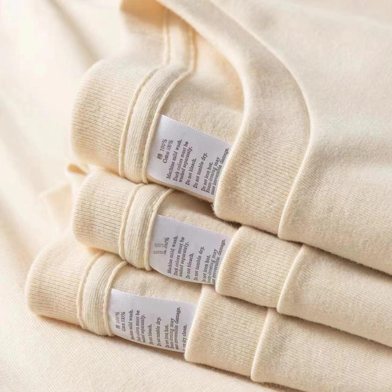 

Футболка унисекс из плотного чистого хлопка плотностью 230 г, белая, с открытыми плечами XL абрикосовый