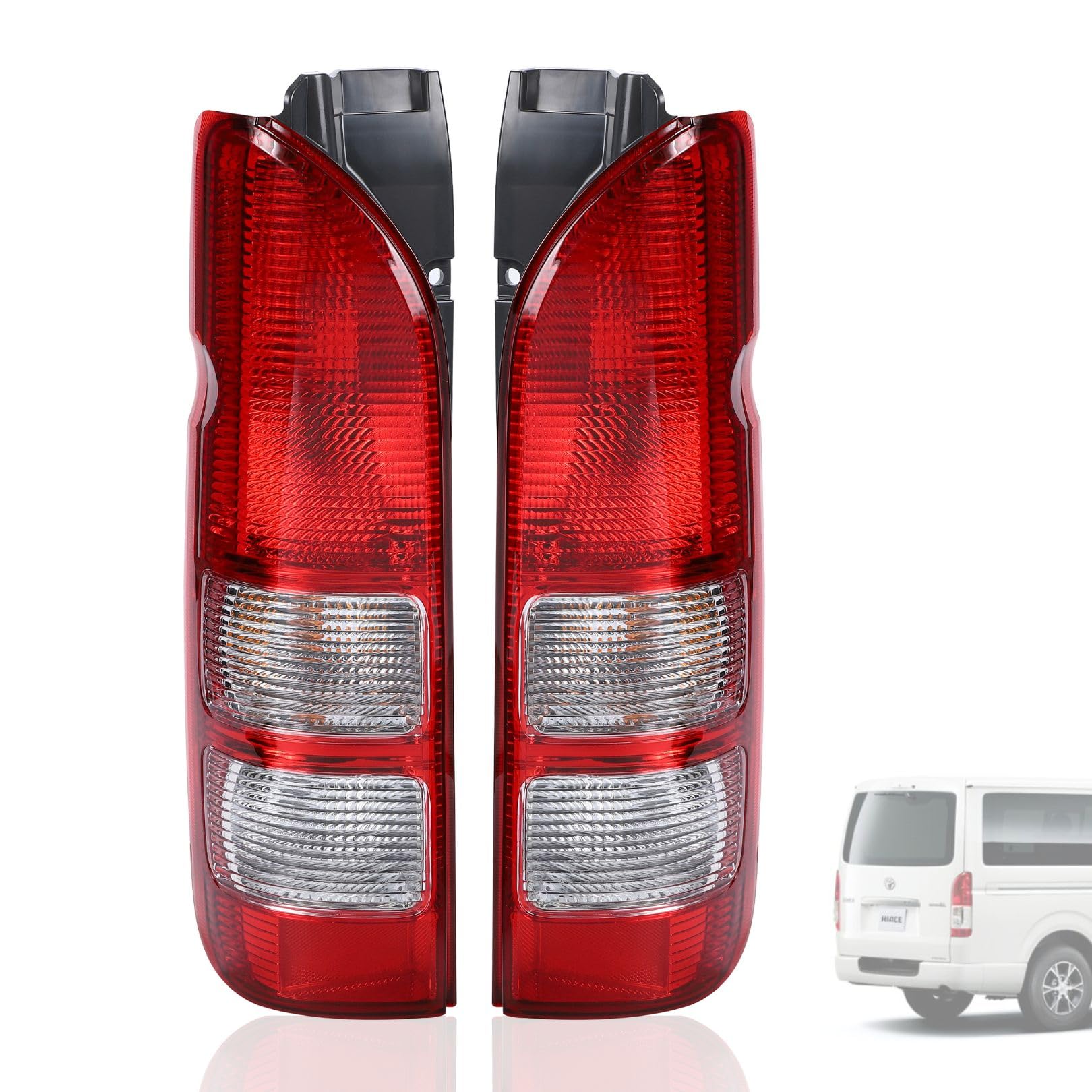 

Genuine taillights for Toyota Hiace 200 passenger left and right of series, driver s side, side, (set two)
