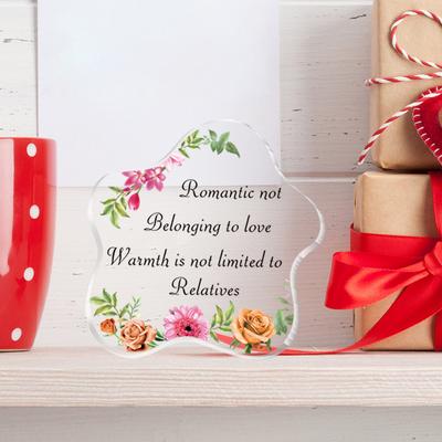 Acrylic Irregular Valentine's Day Holiday Wishes Souvenirs Bedroom Living Room Ornaments