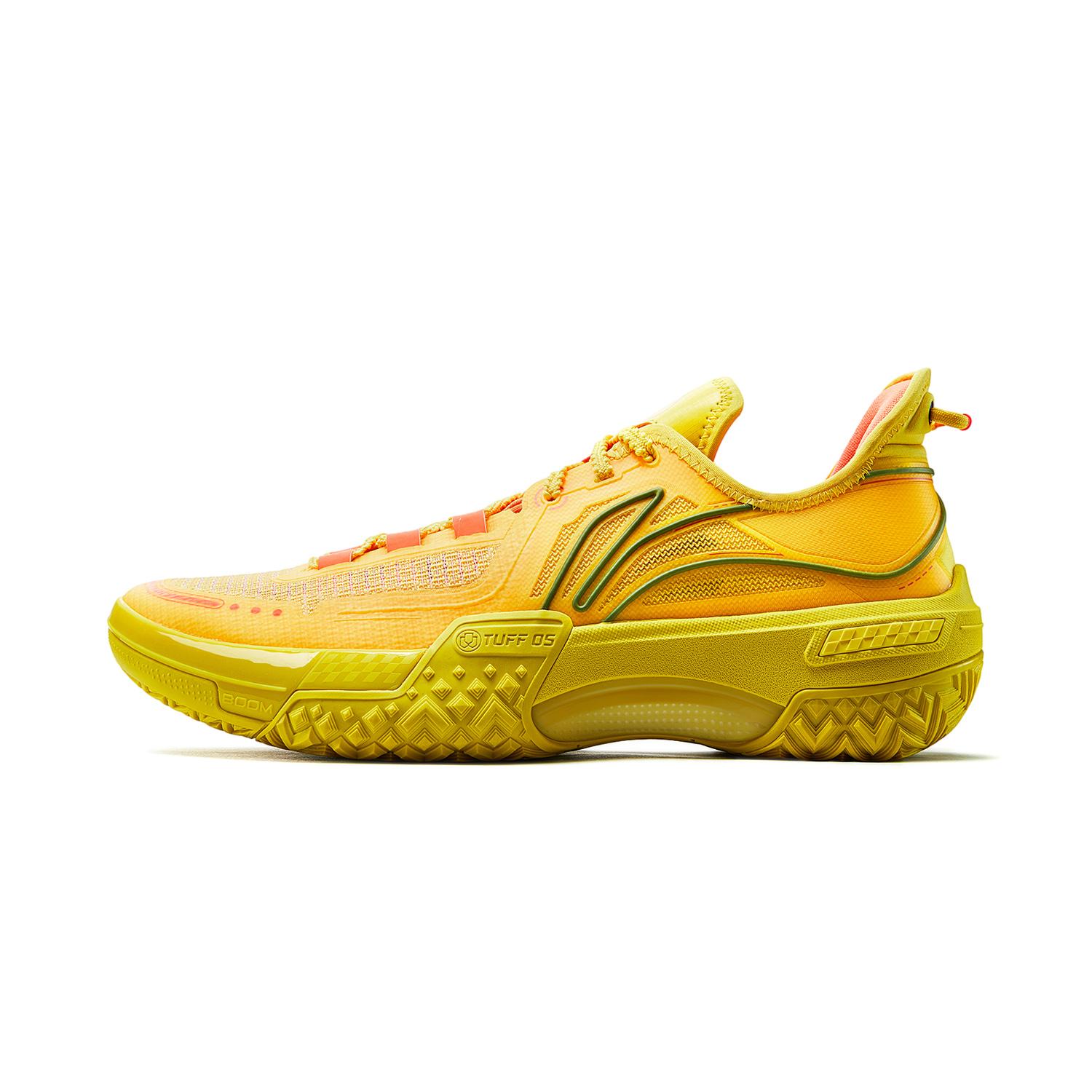 

new LiNing Shudder Heart Flame Low Top Basketball Shoes Men s Radiant Yellow 47.5