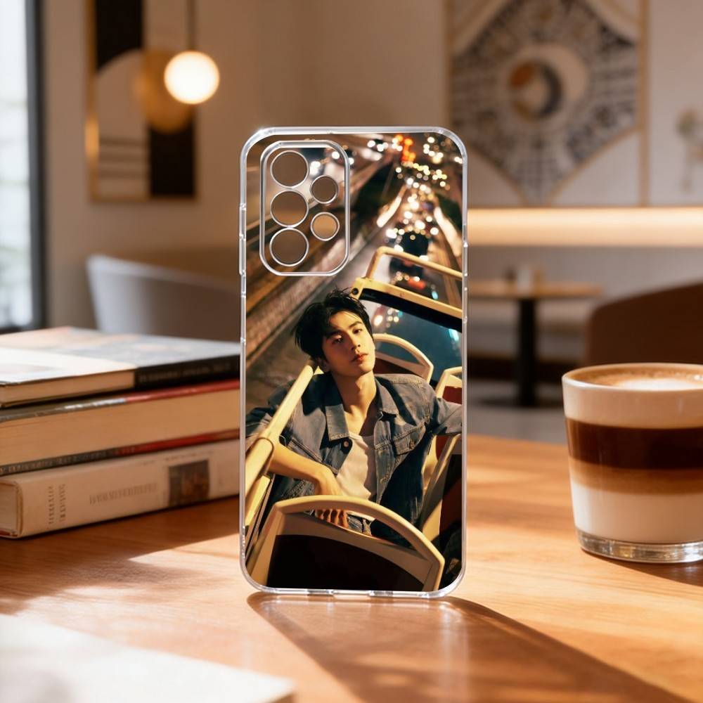 

Z-Zhang L-Ling H-He Phone Case Transparent Silicone Soft For Samsung S25,S24,S21,S22,S23,S30,Ultra,S20,Plus,Fe Samsung S21