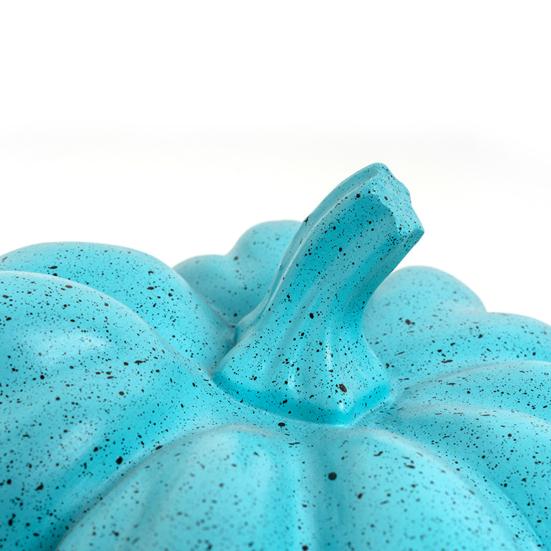 Halloween Pumpkin Ornaments, Resin Delicate Texture Stable Sculpture, Spotted Textured Accents, for TV Cabinet Wine Cabinet Table Decor