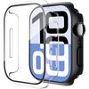 Black Transparent Case Cover For Apple Watch Series 11 10 9 8 Ultra 3 SE 2 49MM 46MM 42MM 45MM 41MM 44MM Tempered Glass Screen Protector Accessories