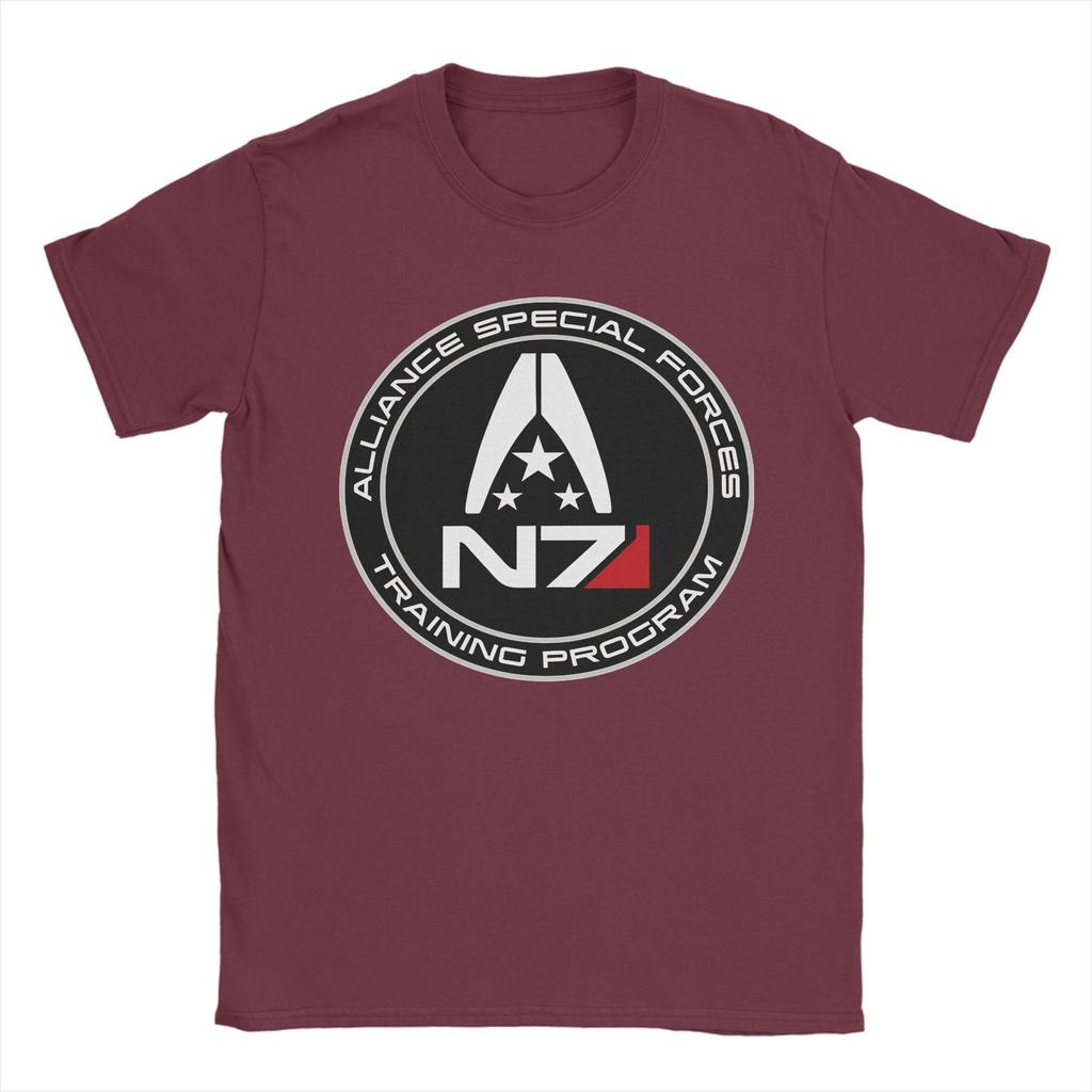 Mass Effect N7 T Shirt Beach Street Style TShirts Cotton Leisure Tee Shirt For Male Casual Top Tees