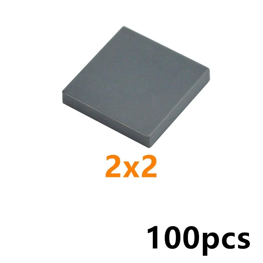 100PCS MOC Bricks 22385 2x3 Shield Light Panel LED 22385 2x3 Tile Building Blocks DIY Construction Toys Compatible With 3068