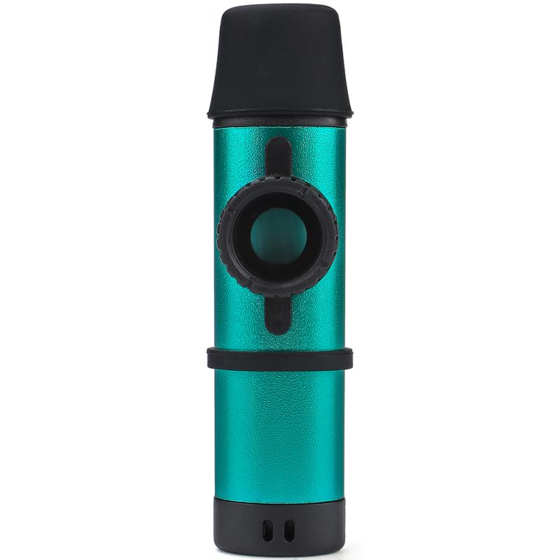 Professional Aluminum Kazoo With Spare Membrane Lightweight Kazoo Woodwind Instrument For Music