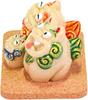 [kubagasaya] Okinawa Souvenir Shisa Figurine, Mini, Entryway, Parent and Child Shisa (B)