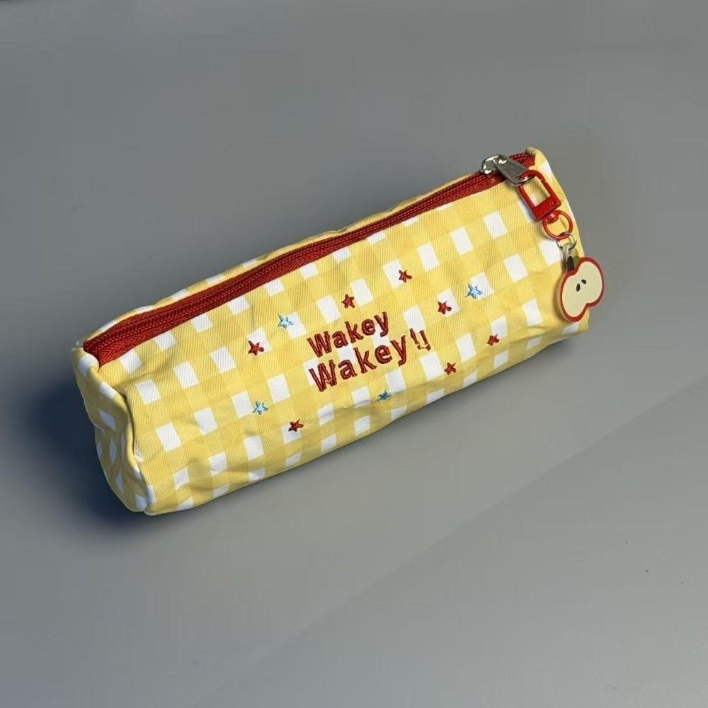Embroidered Pencil Case Large Capacity Stationery Bag Durable Stationery Pouch  Students Gift