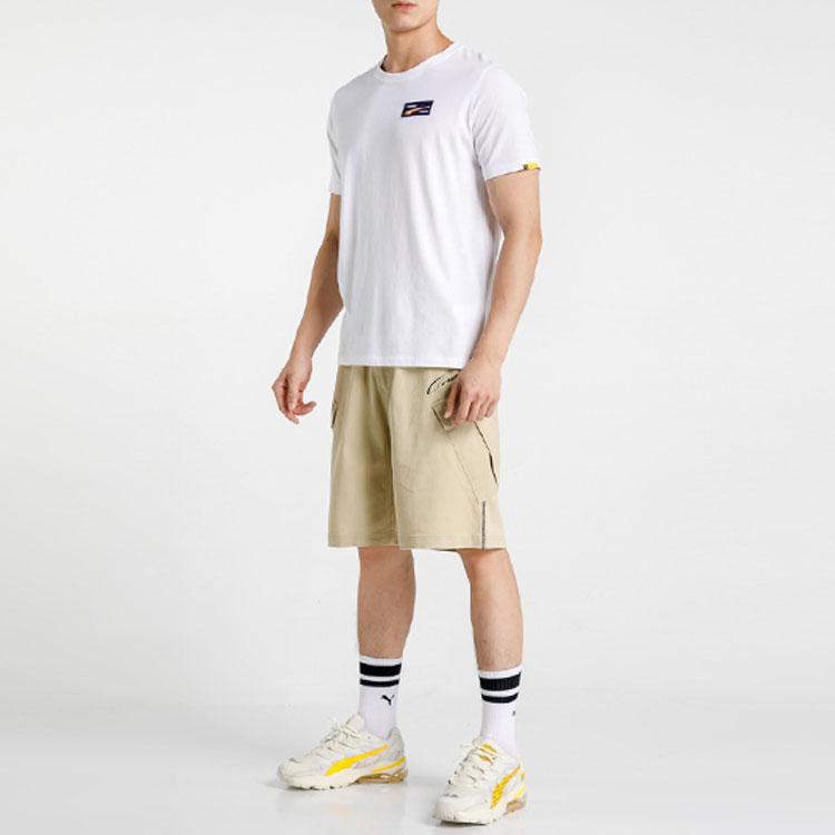 Puma x Randomevent Co-Branded Round Neck Sports Tee Unisex Tops White 598068-02