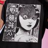 Creepy Girl Anime T-Shirt, Unisex Horror Manga Tee, Gothic Anime Tee, Dark Manga Shirt, Inactive Manga Shirt
