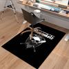 Skull Crossbones Emblem Carpet For Playroom Bedroom Living Room Sofa Home Decorkids Game Area Rug Nonslip Floor Mat