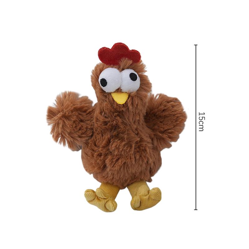 Zabawny Pluszowy Kurczak Kury Nioski Brelok Kreskówkowy Zwierzęcy Kurczak Zawieszka Breloczki do Kluczy Samochodowych Kreatywne Dekoracje do Zawieszania na Torbie