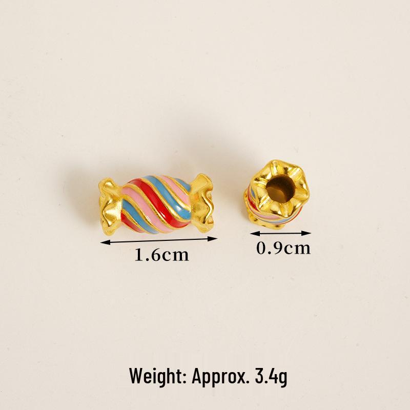 

Вьетнам Sa Золотое Капельное Масло Лебедь Кубики Корона Ювелирные Изделия DIY Аксессуары с Долговечным Сохранением Цвета