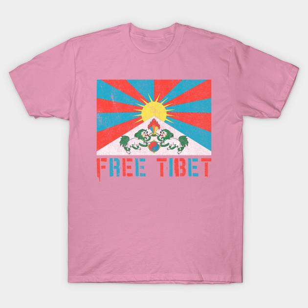 T Shirt Women Free Tibet Harajuku Print Kawaii Tshirt Summer Short Sleeve Female T-Shirt Top Tee