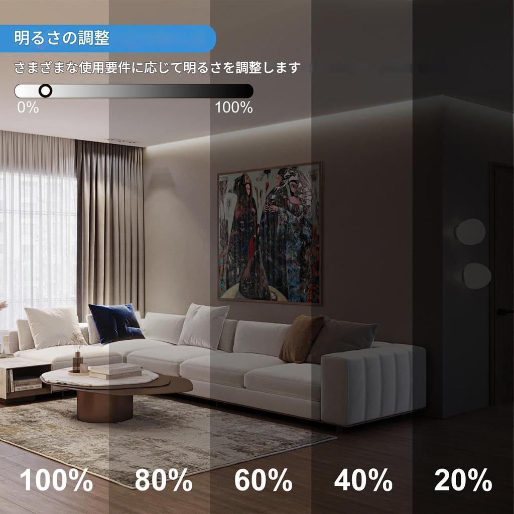 12V DC COB LED Strip Light, 5m Light Blue, 480 LEDsm, Ultra-Narrow 8mm Width, High Brightness, High Color Rendering Index (CRI) 95, Dotless Uniform