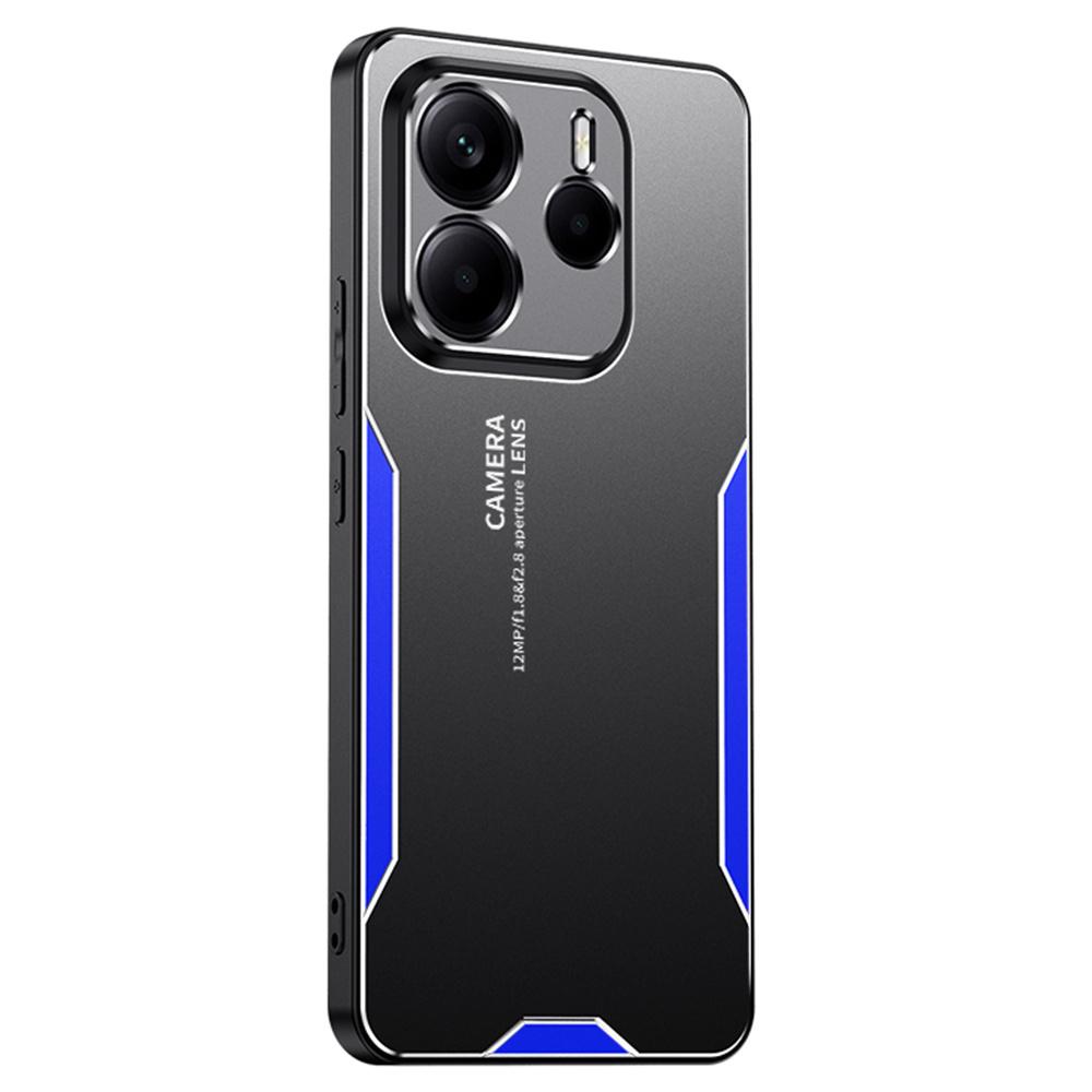 For Xiaomi Redmi Note 14 5G Telefondeksel Aluminiumslegering TPU PC Bakdeksel