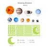 525PCS Box Packed Luminous Nine Planets Wall Sticker for Kids Bedroom Living Room Glow In The Dark DIY Party Home Decor