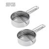 Stainless Steel Flour Sieve Fine Mesh Filter Metal Mesh Filter with Handle Coffee Powder Matcha Powder Kitchen Baking Tool