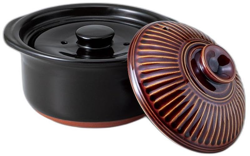 

Chrysanthemum Candy Rice Cooker x 20 x Ceramic Rice Can be Cooked on an Open Setomonohonpo 2-Cup [21.5 15.5cm] Cooker, Flame,