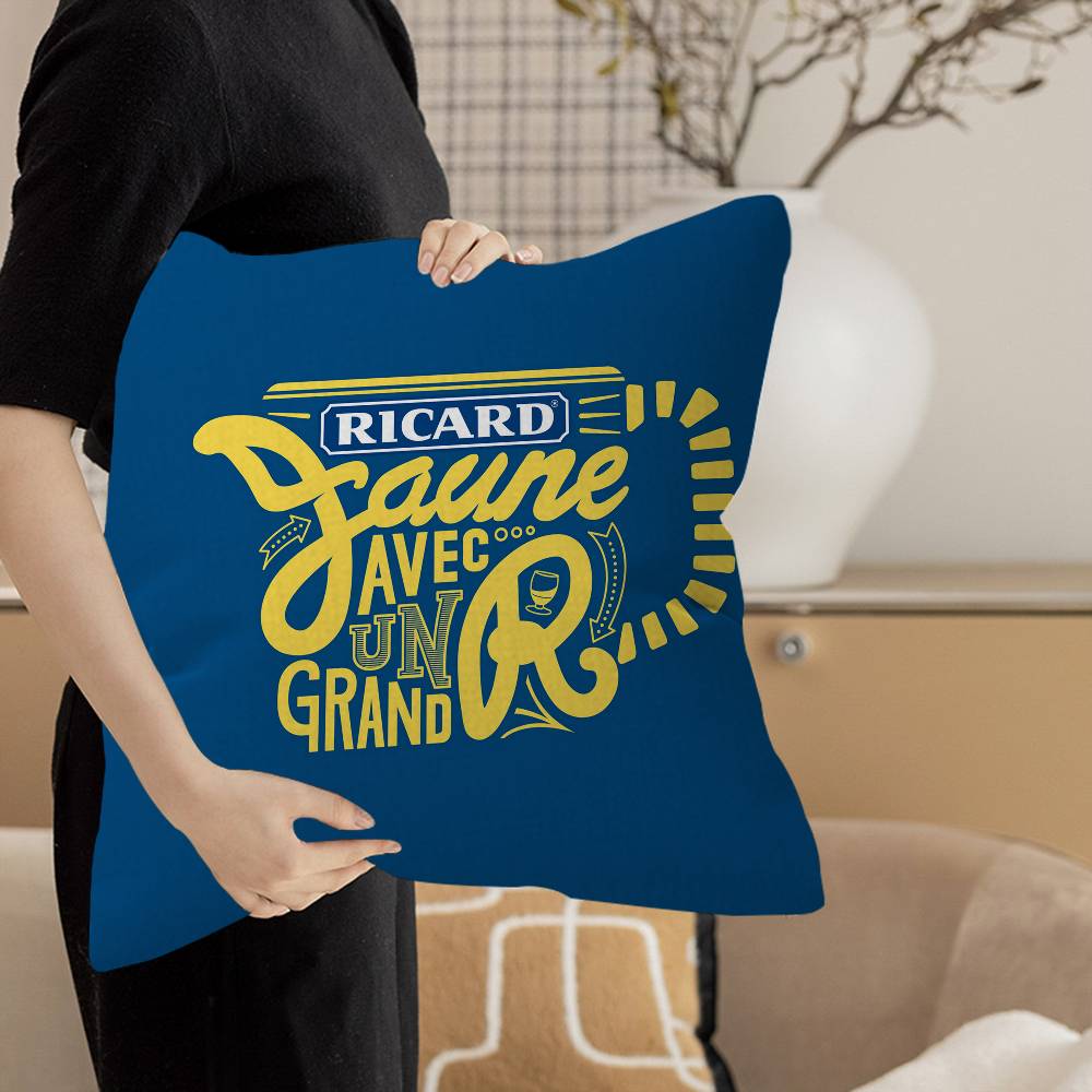 R-Ricards Logo Lucky Dragon Pillow Cover Sofa Cushion Cover Home Room Decoration Children Gift
