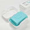 Japanese-made travel portable soap case with detachable base and lid